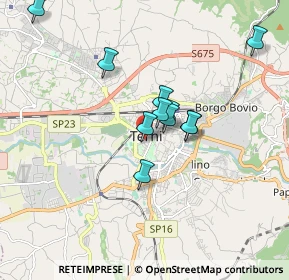 Mappa Viale Giacomo Leopardi, 05100 Terni TR, Italia (1.51)
