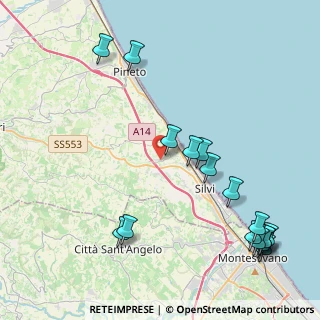 Mappa Strada Stradale Adriatica Sud, 64028 Silvi TE, Italia (5.61353)