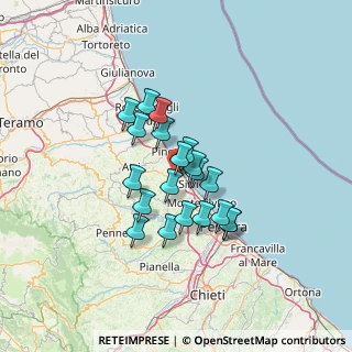 Mappa Strada Stradale Adriatica Sud, 64028 Silvi TE, Italia (10.2945)