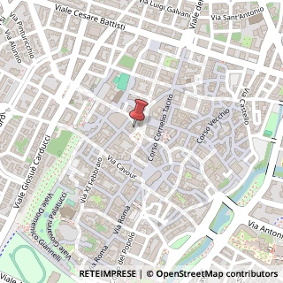 Mappa Corso Cornelio Tacito, 84, 05100 Terni, Terni (Umbria)