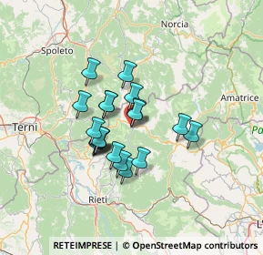 Mappa Via Bocarini, 02016 Leonessa RI, Italia (10.227)