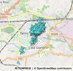 Mappa Via del Tribunale, 05100 Terni TR, Italia (0.359)