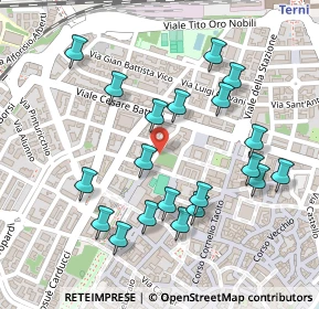 Mappa Viale della Rinascita, 05100 Terni TR, Italia (0.2615)