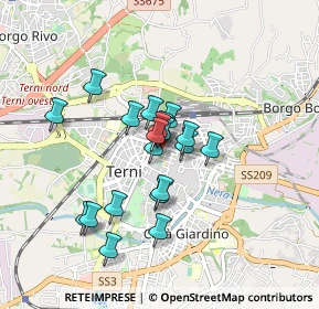 Mappa Viale della Rinascita, 05100 Terni TR, Italia (0.678)