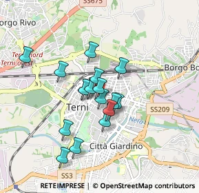 Mappa Viale della Rinascita, 05100 Terni TR, Italia (0.69529)
