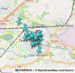 Mappa Via Armellini, 05100 Terni TR, Italia (0.554)