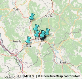 Mappa Via Armellini, 05100 Terni TR, Italia (4.33636)
