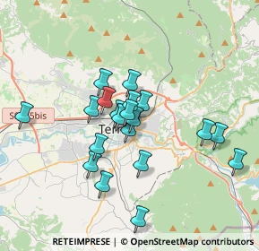 Mappa Via Paolo Braccini, 05100 Terni TR, Italia (3.0535)