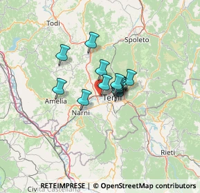 Mappa Via Arnaldo Maria Angelini, 05100 Terni TR, Italia (7.44)