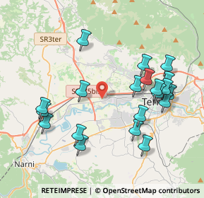 Mappa Via Arnaldo Maria Angelini, 05100 Terni TR, Italia (4.382)