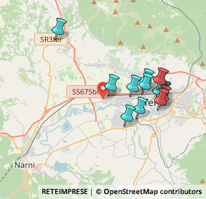 Mappa Via Arnaldo Maria Angelini, 05100 Terni TR, Italia (3.61)