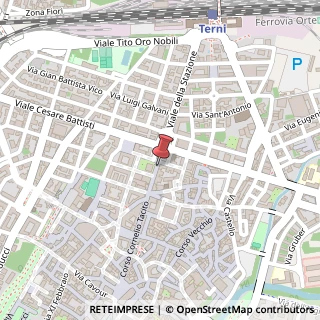 Mappa Corso Cornelio Tacito, 111, 05100 Terni, Terni (Umbria)