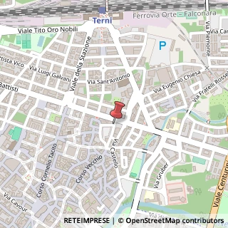 Mappa Piazza Bruno Buozzi, 1, 05100 Terni, Terni (Umbria)
