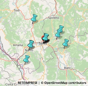 Mappa Viale Giuseppe Mazzini, 05100 Terni TR, Italia (7.88231)