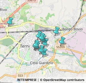 Mappa Viale Giuseppe Mazzini, 05100 Terni TR, Italia (0.60333)