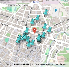 Mappa Viale Giuseppe Mazzini, 05100 Terni TR, Italia (0.187)