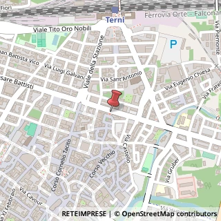 Mappa Viale Giuseppe Mazzini, 31, 05100 Terni, Terni (Umbria)
