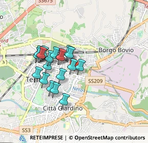 Mappa Via E. Bertolotti, 05100 Terni TR, Italia (0.7415)