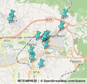 Mappa Via E. Bertolotti, 05100 Terni TR, Italia (1.71667)