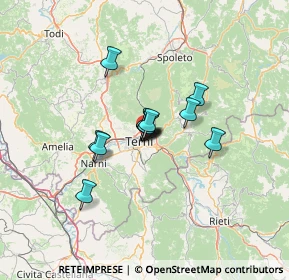 Mappa Via E. Bertolotti, 05100 Terni TR, Italia (7.97385)
