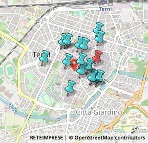 Mappa Via Santa Croce, 05100 Terni TR, Italia (0.2995)