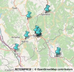 Mappa Via Santa Croce, 05100 Terni TR, Italia (12.415)