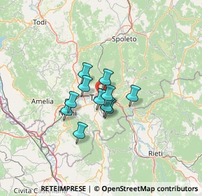 Mappa Via Santa Croce, 05100 Terni TR, Italia (8.10727)