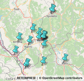 Mappa Via Santa Croce, 05100 Terni TR, Italia (12.17556)