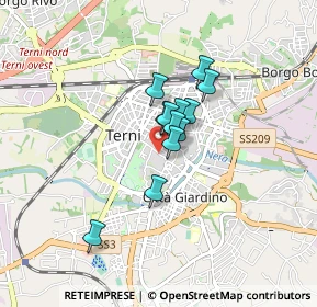 Mappa Via Santa Croce, 05100 Terni TR, Italia (0.53167)