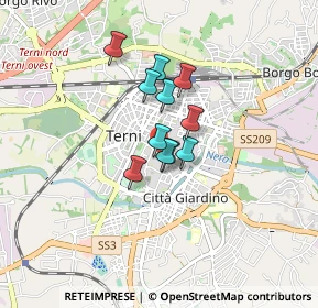 Mappa Via Santa Croce, 05100 Terni TR, Italia (0.54636)