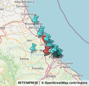 Mappa SS 16 Adriatica, 64028 Silvi TE, Italia (9.7285)