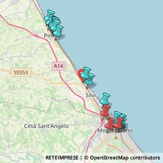 Mappa SS 16 Adriatica, 64028 Silvi TE, Italia (5.52941)
