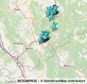 Mappa Via Sant'Agape, 05100 Terni TR, Italia (12.257)