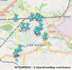 Mappa Via Carrara, 05100 Terni TR, Italia (0.84786)