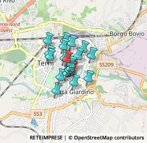 Mappa Via Carrara, 05100 Terni TR, Italia (0.493)