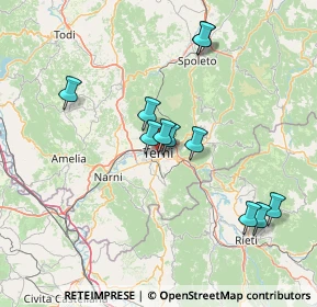 Mappa Viale Alessandro Manzoni, 05100 Terni TR, Italia (14.37455)