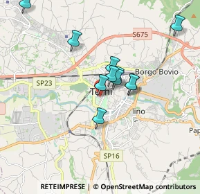 Mappa Viale Alessandro Manzoni, 05100 Terni TR, Italia (1.54182)