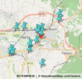 Mappa Viale Centurini, 05100 Terni TR, Italia (1.96067)