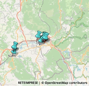 Mappa Viale Centurini, 05100 Terni TR, Italia (4.21273)