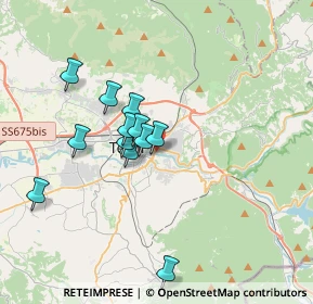 Mappa Viale Centurini, 05100 Terni TR, Italia (3.135)