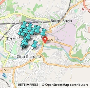 Mappa Viale Centurini, 05100 Terni TR, Italia (0.8845)