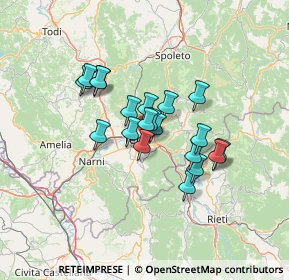 Mappa Viale Centurini, 05100 Terni TR, Italia (10.1935)