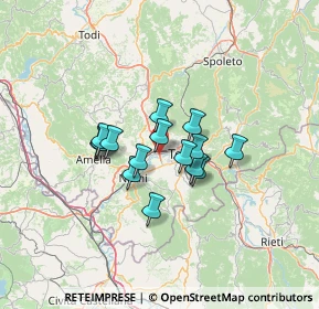 Mappa SS3bis, 05100 Terni TR, Italia (9.32067)