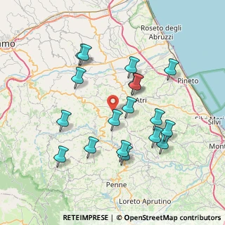 Mappa Via Risorgimento, 64030 Montefino TE, Italia (7.63389)