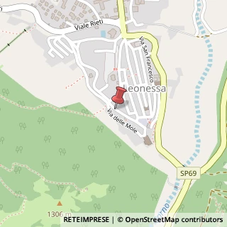 Mappa Via della Ripa, 2, 02016 Leonessa, Rieti (Lazio)