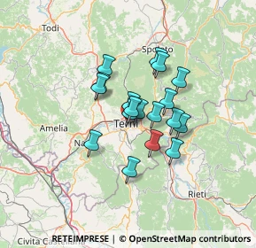 Mappa Via Paolo Garofoli, 05100 Terni TR, Italia (9.53611)
