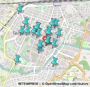 Mappa Via Paolo Garofoli, 05100 Terni TR, Italia (0.369)