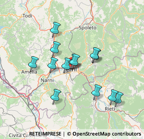 Mappa Largo P. Manni, 05100 Terni TR, Italia (12.73615)