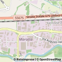 Hartă Terni