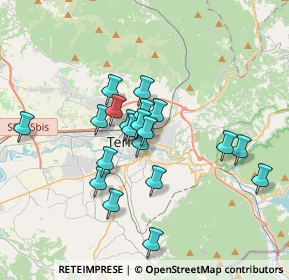 Mappa Via Raggio Vecchio, 05100 Terni TR, Italia (3.0765)